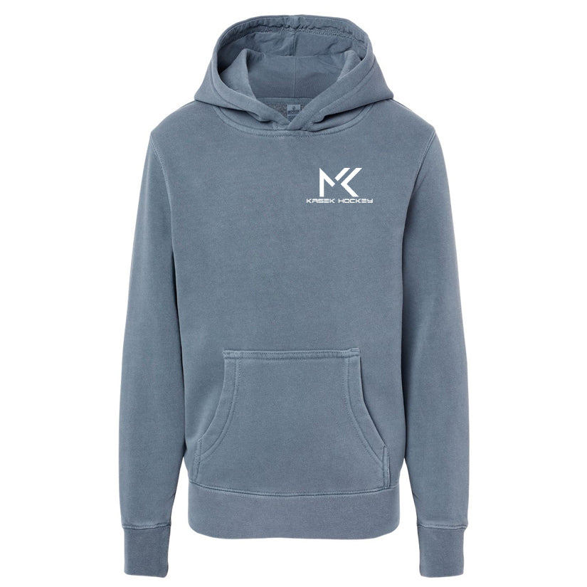 Kasek Hockey Youth Midweight Pigment-Dyed Hooded Sweatshirt