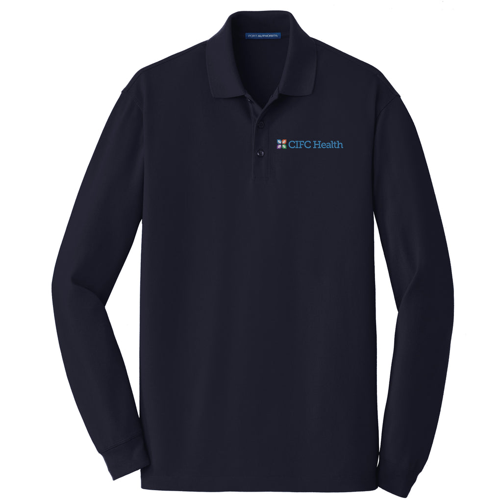 CIFC Port Authority EZCotton Long Sleeve Polo