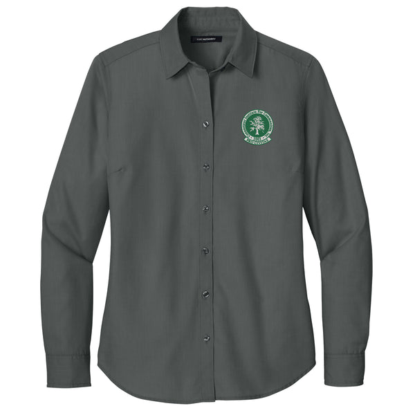 CIFC Port Women’s Authority Long Sleeve Nailhead Easy Care Shirt