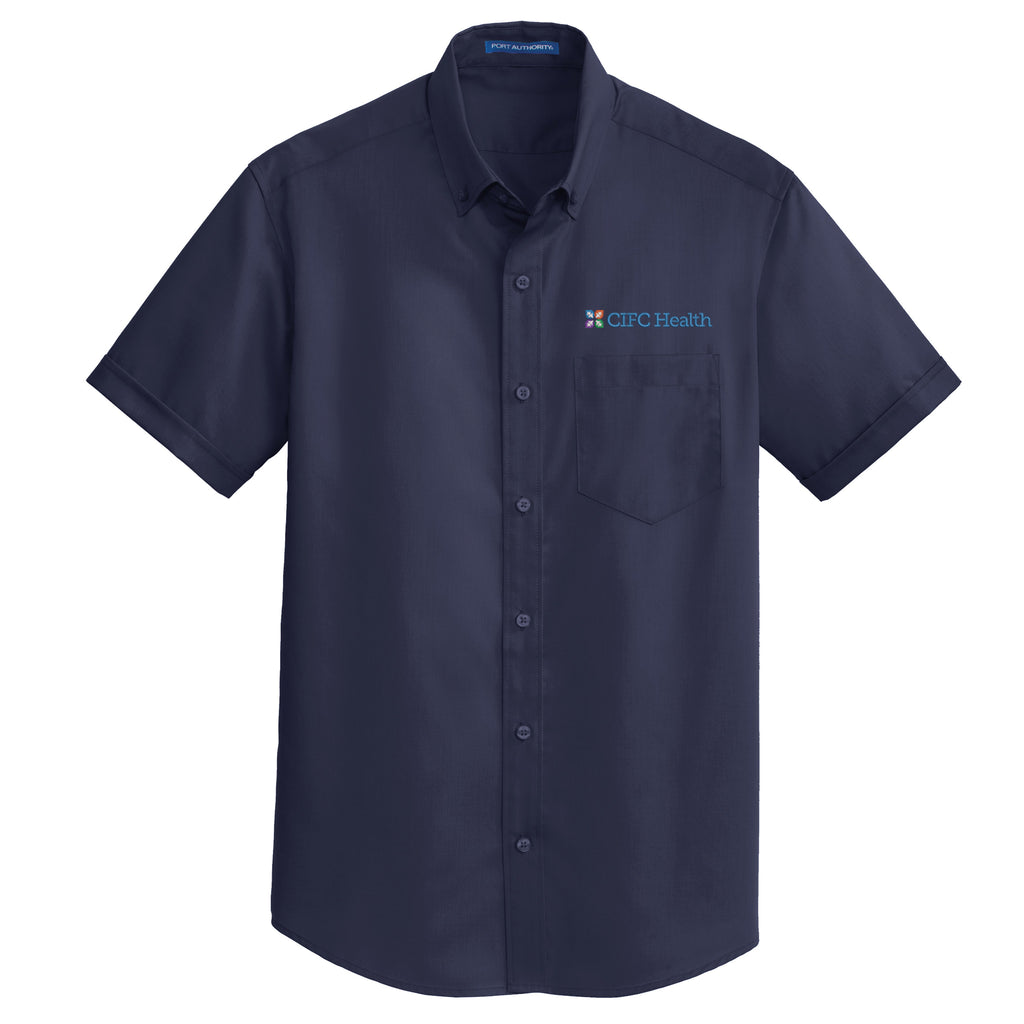 CIFC Port Authority Short Sleeve SuperPro Twill Shirt