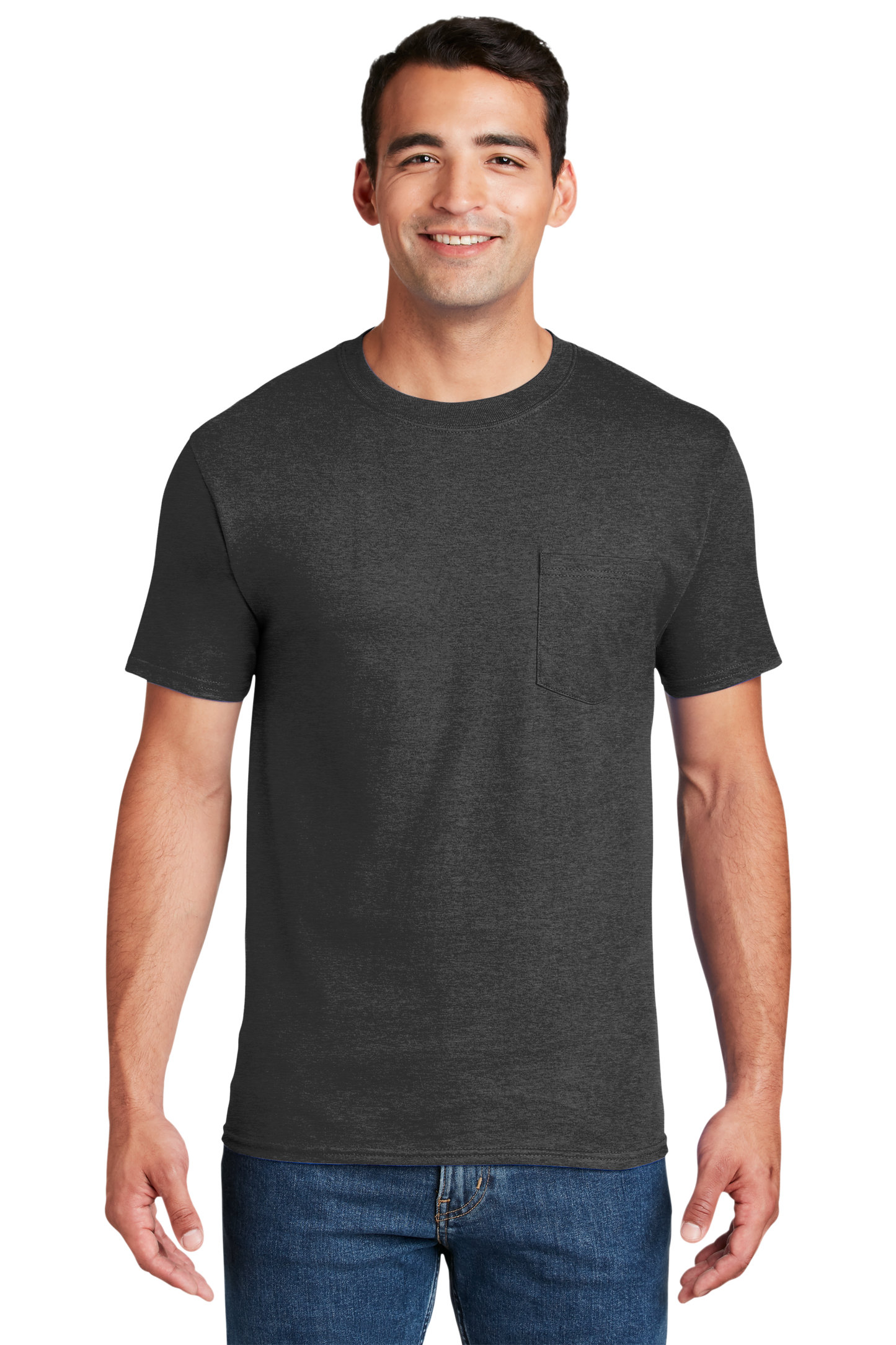 Hanes® Beefy-T® - 100% Cotton T-Shirt with Pocket