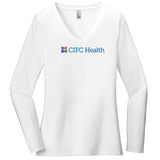 CIFC Women's District Very Important Tee ® Long Sleeve V-Neck