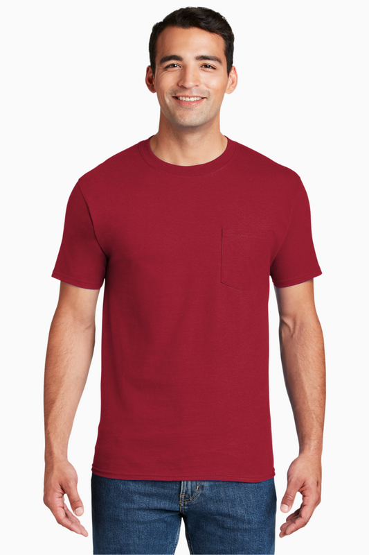 Hanes® Beefy-T® - 100% Cotton T-Shirt with Pocket