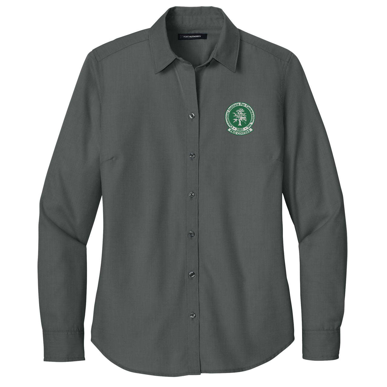 CIFC Port Women’s Authority Long Sleeve Nailhead Easy Care Shirt