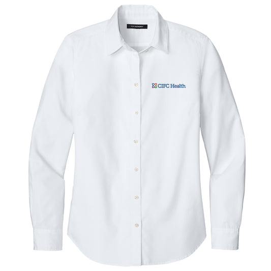 CIFC Port Women’s Authority Long Sleeve Nailhead Easy Care Shirt