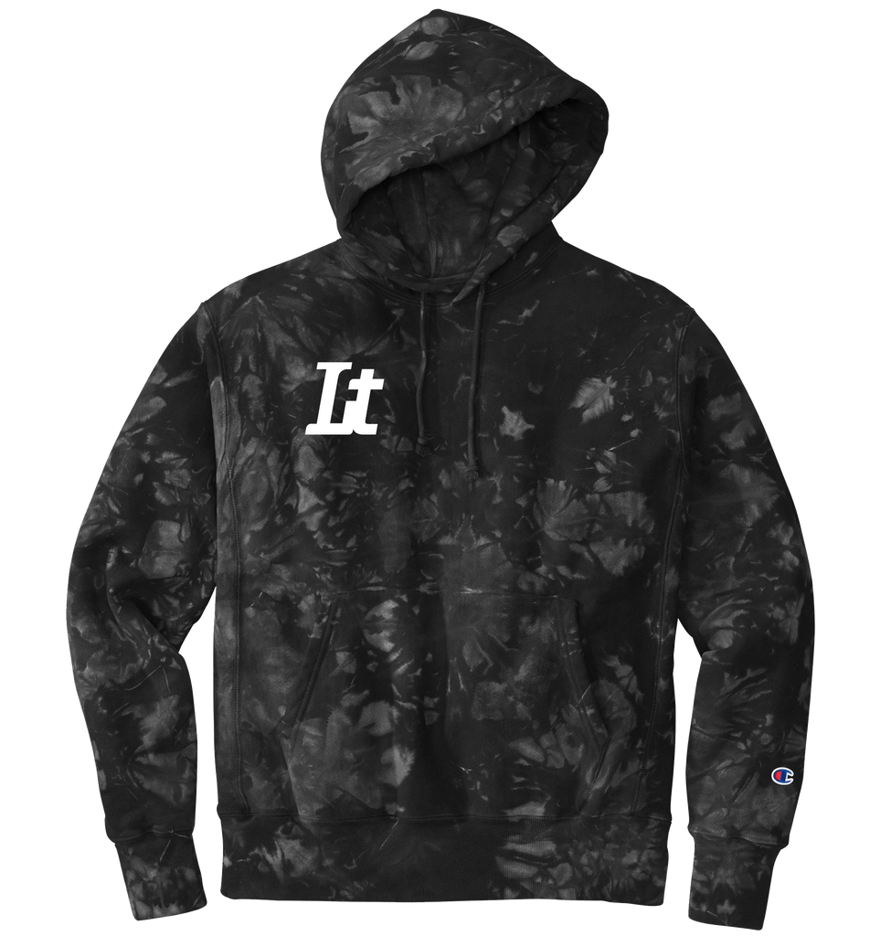 Limiting Factor Training Champion ® Reverse Weave ® Scrunch-Dye Tie-Dye Hooded Sweatshirt