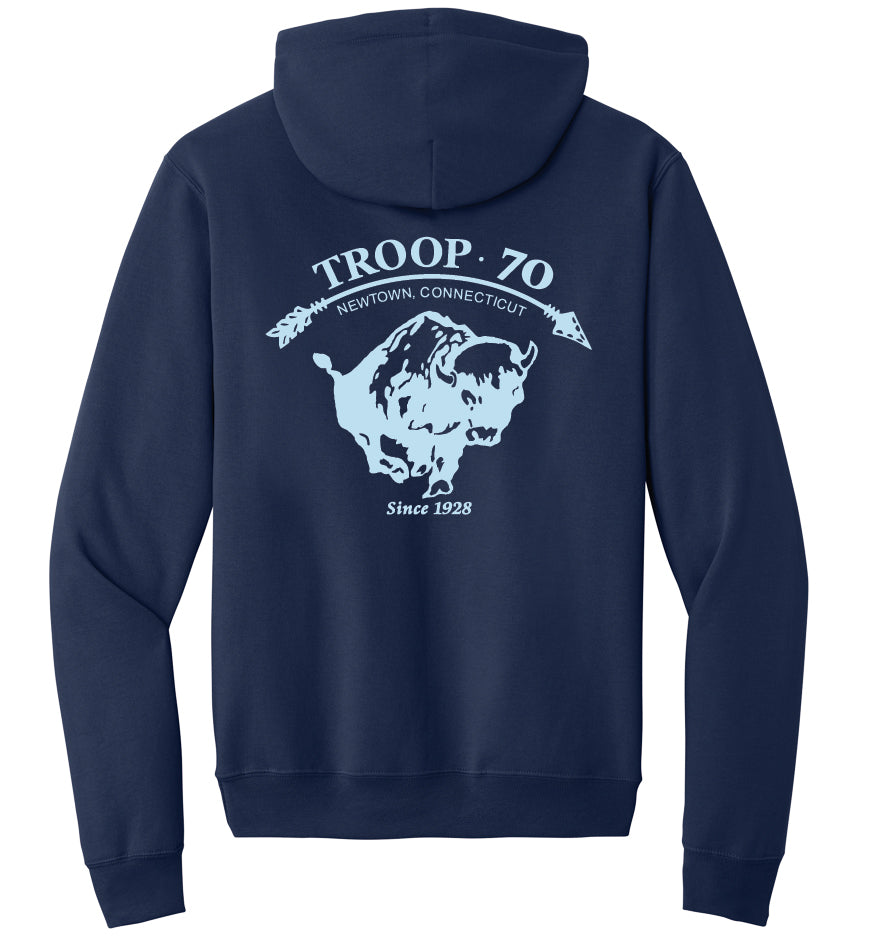Troop 70 Port & Co Core Fleece Pullover Hooded Sweatshirt