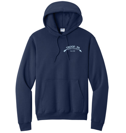 Troop 70 Port & Co Core Fleece Pullover Hooded Sweatshirt