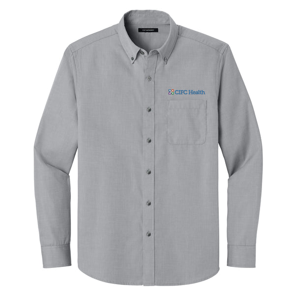 CIFC Port Authority Long Sleeve Nailhead Easy Care Shirt