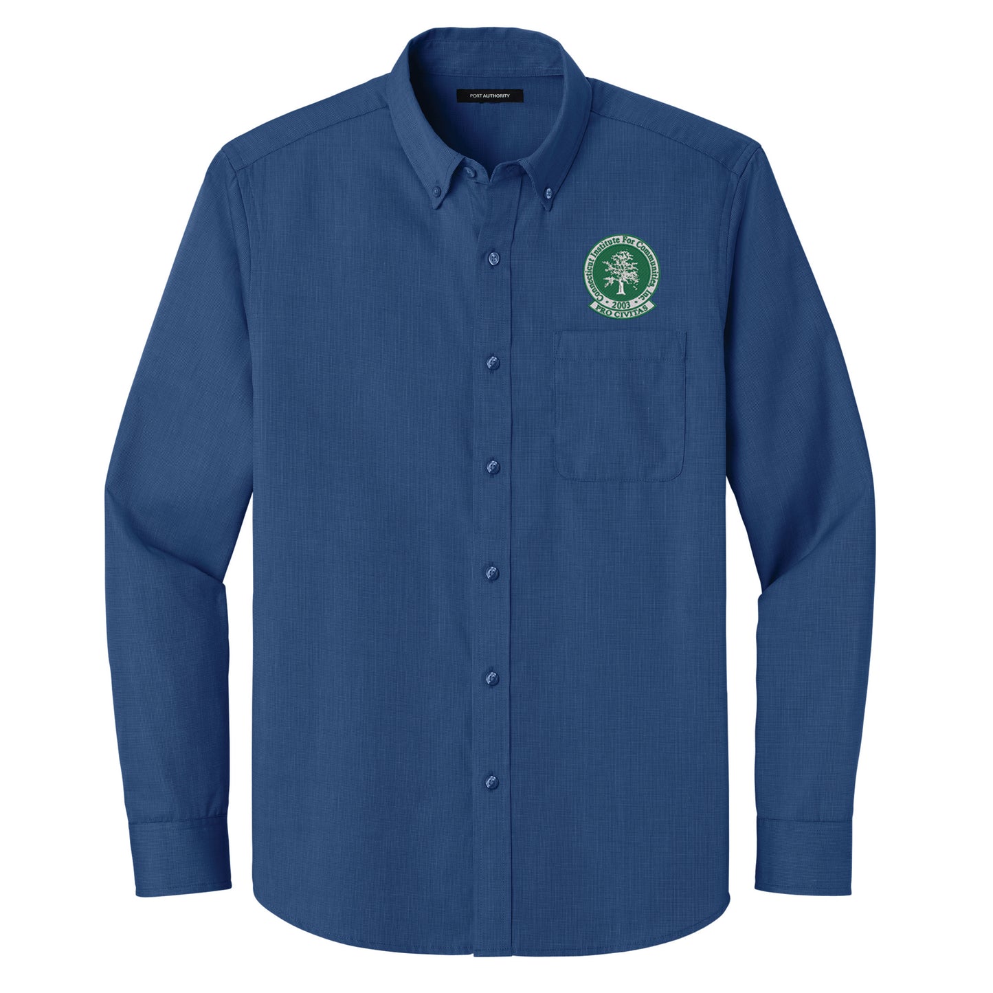 CIFC Port Authority Long Sleeve Nailhead Easy Care Shirt