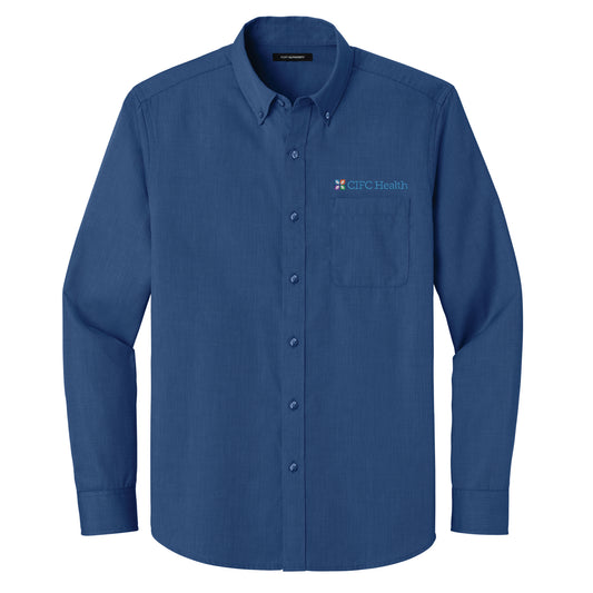 CIFC Port Authority Long Sleeve Nailhead Easy Care Shirt