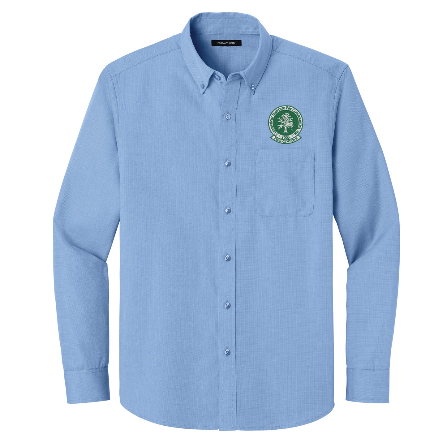 CIFC Port Authority Long Sleeve Nailhead Easy Care Shirt