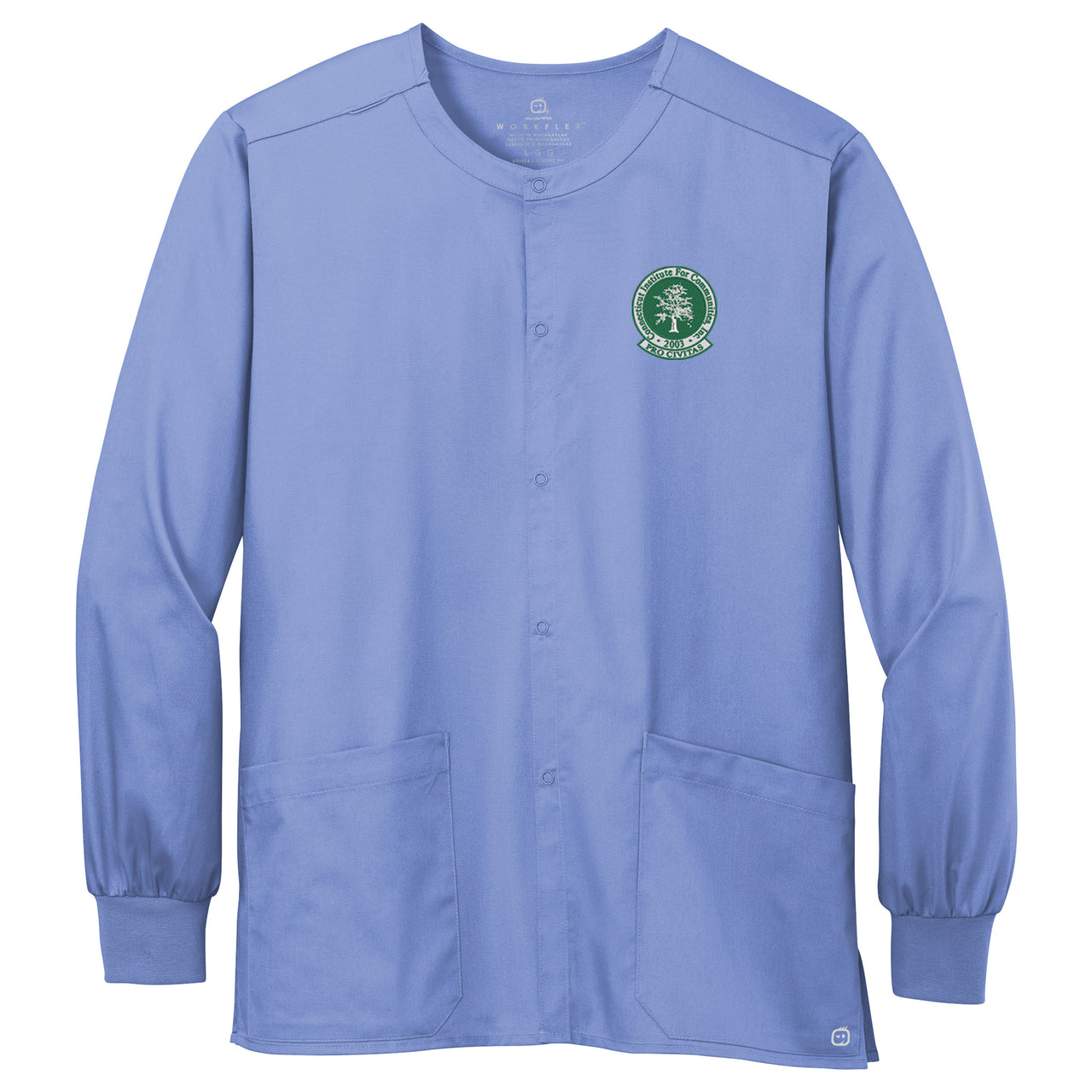CIFC Wink Unisex WorkFlex Snap-Front Scrub Jacket