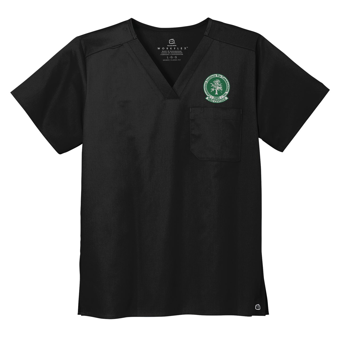CIFC Wink Unisex WorkFlex Chest Pocket V-Neck Top