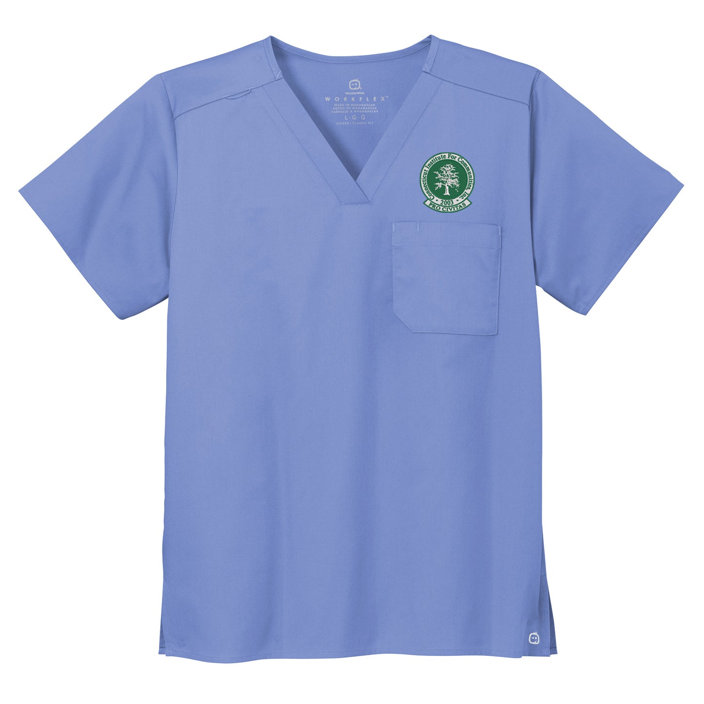 CIFC Wink Unisex WorkFlex Chest Pocket V-Neck Top