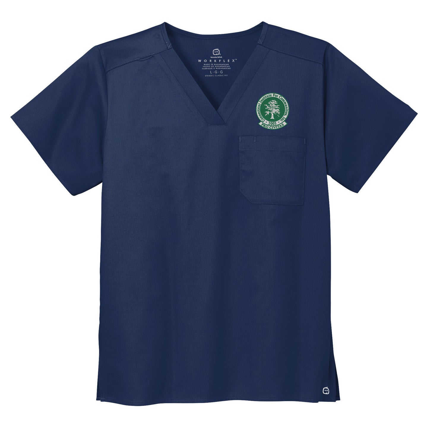 CIFC Wink Unisex WorkFlex Chest Pocket V-Neck Top