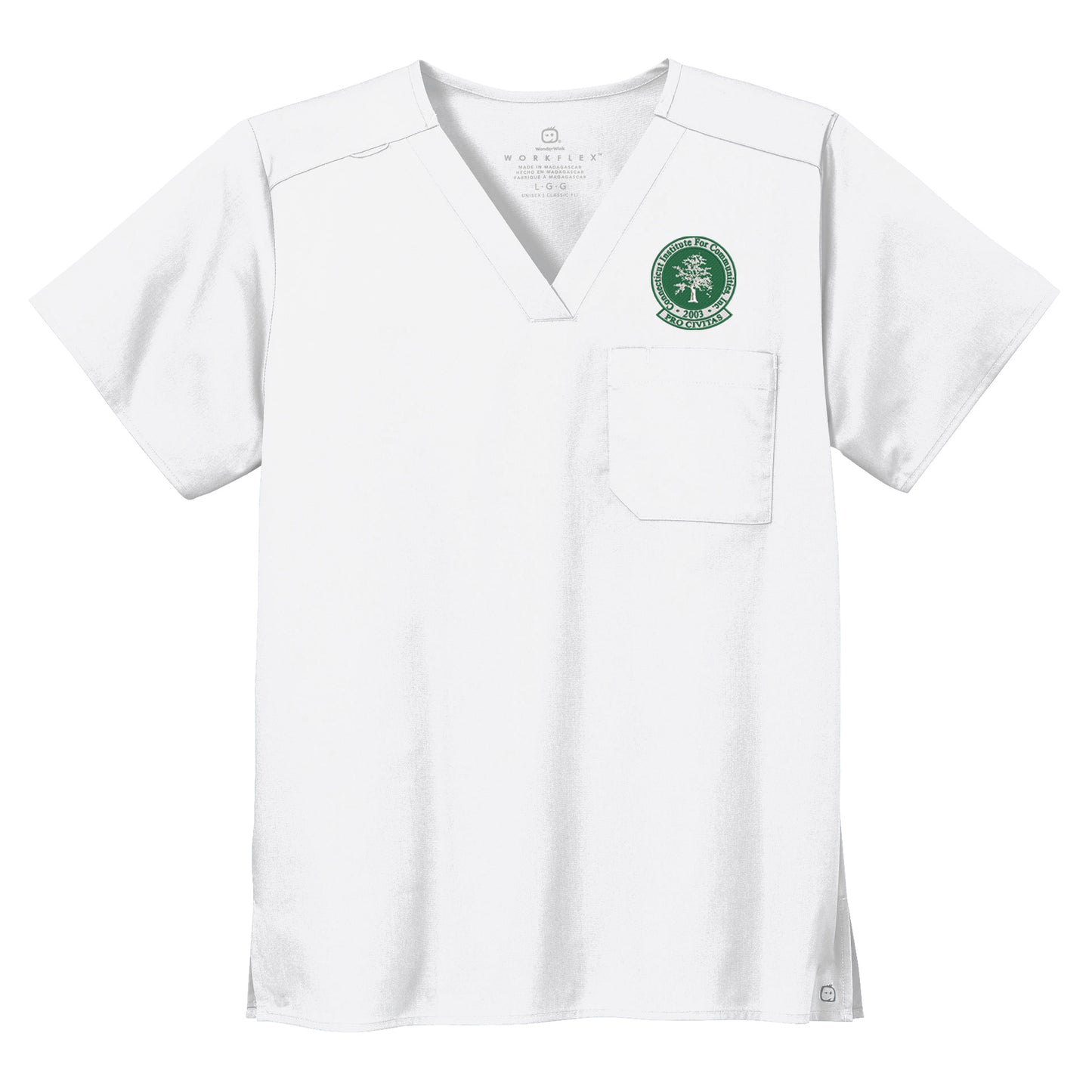 CIFC Wink Unisex WorkFlex Chest Pocket V-Neck Top